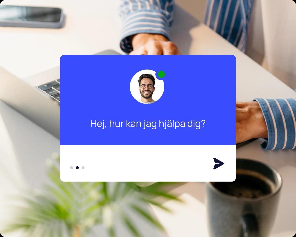 Illustration som visar att prenumeranter på HomeQ+ får prioriterad support